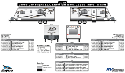 Jayco - Jay Flight - 2019 Jay Flight Short Travel Trailer Rear Window