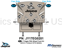 10 Piece 2017 Jayco Eagle FW Front Graphics Kit