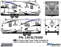 41 Piece 2015 Lance Lg Travel Trailer Complete Graphics Kit