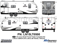 29 Piece 2015 Lance Small Travel Trailer Complete Graphics Kit