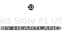 White By Heartland Decal