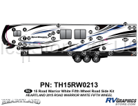 31 Piece 2015 Road Warrior FW Whitewall Roadside Graphics Kit
