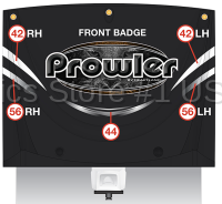 6 Piece 2015 Prowler Fifth Wheel Front Graphics Kit