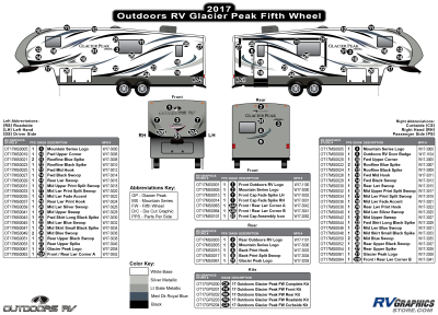 Outdoors RV - Glacier Peak - 2017 Glacier Peak FW-Fifth Wheel