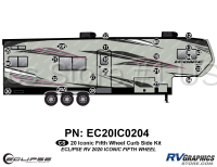 23 Piece 2020 Iconic Fifth Wheel Curbside Graphics Kit