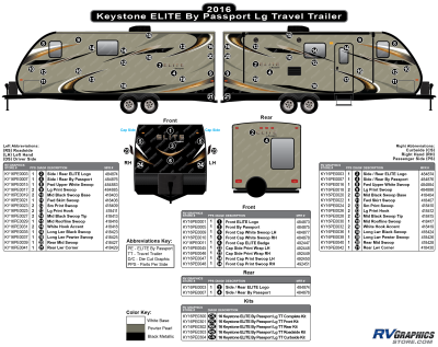 Keystone RV - Passport - 2016 Elite by Passport Lg TT-Travel Trailer