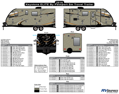 Keystone RV - Passport - 2016 Elite by Passport Sm TT-Travel Trailer