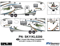 Featured Products (LIMIT 5) - 40 Piece 2011 Koala Fifth Wheel Complete Graphics Kit