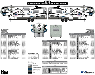 Northwood - Arctic Fox - 2019 Arctic Fox FW-Fifth Wheel