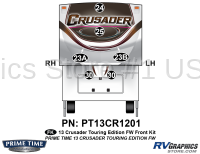 6 Piece 2013 Crusader FW Tour Edition Front Graphics Kit