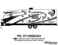 13 Piece 2015 Rubicon Travel Trailer Roadside Graphics Kit