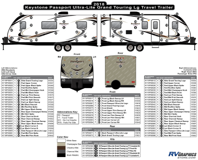 Keystone RV - Passport - 2018 Passport Lg Travel Trailer UltraLite GT