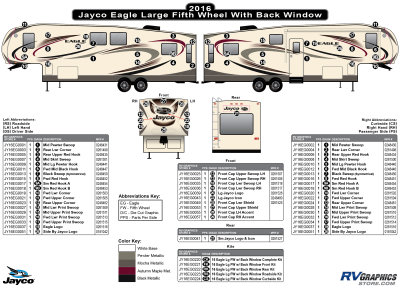 Jayco - Eagle - 2016 Eagle FW-Fifth Wheel WITH Back Window