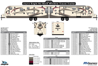 Jayco - Eagle - 2016 Eagle Travel Trailer No Back Window