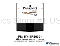 2 Piece 2011 Passport UltraLite TT Front Graphics Kit