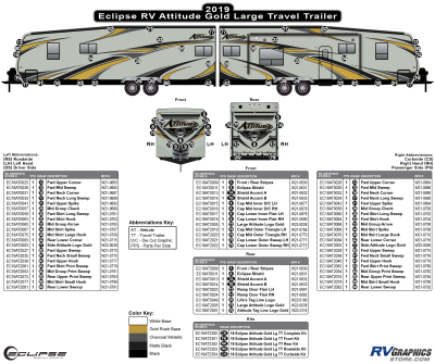 Eclipse - Attitude - 2019 Attitude Lg Travel Trailer Gold Version