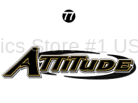 Side Attitude Logo Gold