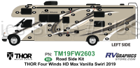 31 Piece 2019 Four Winds Motorhome Vanilla Swirl Version Roadside Graphics Kit