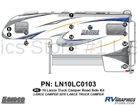 13 Piece 2010 Lance Truck Camper Roadside Graphics Kit