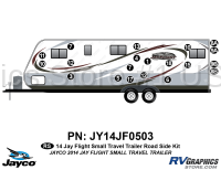 20 Piece 2014 Jay Flight Small Travel Trailer Roadside Graphics Kit