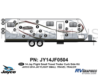 20 Piece 2014 Jay Flight Small Travel Trailer Curbside Graphics Kit