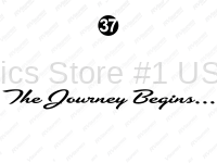 The Journey Begins Decal