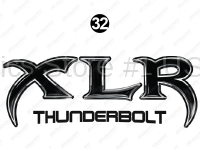 Side XLR Thunderbolt Logo