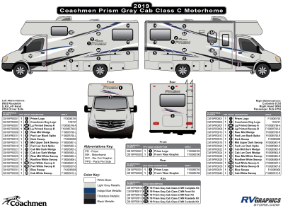 Coachmen - Prism - 2019 Prism Motorhome-Gray Cab