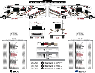 Thor Motorcoach - Four Winds - 2019 Four Winds Motorhome-Standard Color Version