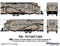 60 Piece 2013 North Trail Elite Edition TT Complete Graphics Kit