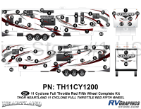 2011 Cyclone FW Red Complete Kit