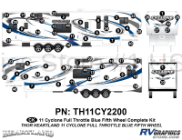 2011 Cyclone FW Blue Complete Kit