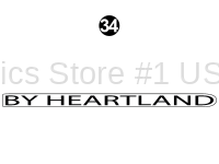 Black By Heartland Decal