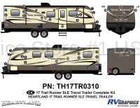 47 Piece 2017 Trailrunner SLE TT Complete Graphics Kit