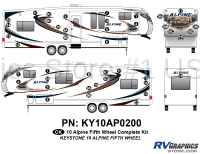 42 Piece 2010 Alpine FW Complete Graphics Kit