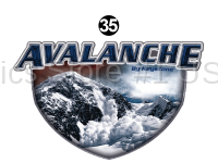 Front Cap Avalanche Scene