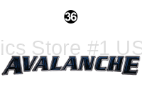 Side / Rear Avalanche Logo