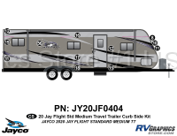 12 Piece 2020 Jay Flight Standard MEDIUM Travel Trailer Curbside Graphics Kit