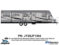 12 Piece 2020 Jay Flight Rocky Mountain Edition Travel Trailer Curbside Graphics Kit