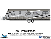 12 Piece 2020 Jay Flight SLX Lg Travel Trailer  Roadside Graphics Kit