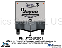 3 Piece 2020 Jay Flight SLX Small Travel Trailer With ROCKGUARD Front Graphics Kit