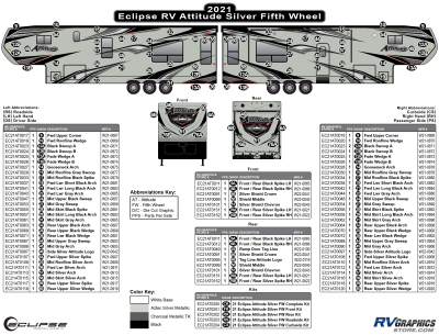 Eclipse - Attitude - 2021 Attitude Fifth Wheel-Silver Version