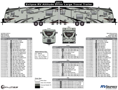 Eclipse - Attitude - 2021 Attitude Lg Travel Trailer-Silver Version