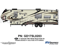 24 Piece 2017 Solitude Fifth Wheel Roadside Graphics Kit