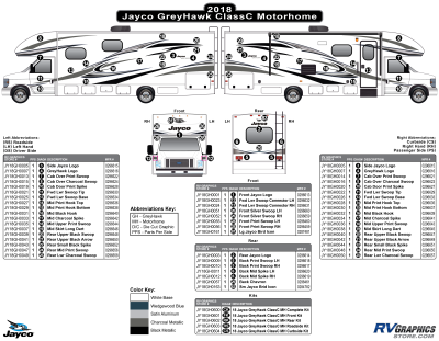 Jayco - Greyhawk - 2018 Greyhawk Motorhome