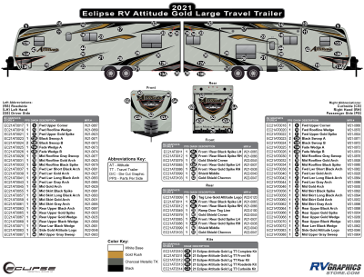 Eclipse - Attitude - 2021 Attitude Lg Travel Trailer-Gold Version