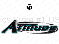 Side Teal Attitude Logo