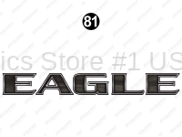 Chrome Side Eagle Logo