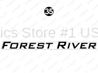 Side-Rear Forest River Logo