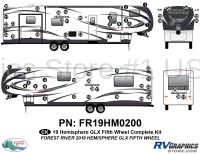 61 Piece 2019 Salem Hemiphere GLX Fifth Wheel Complete Graphics Kit - Image 2